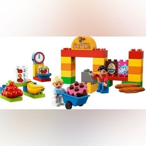 LEGO Duplo 6137 My First Supermarket Duploville COMPLETE No Box Baby Kids Toys